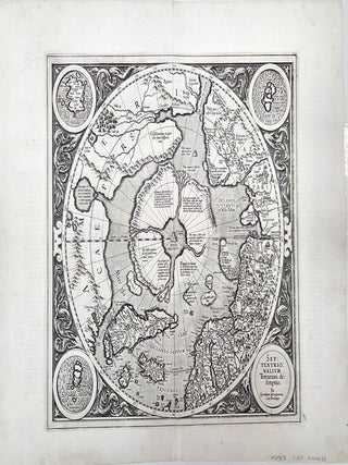 Item #M11356 Septentrionalium Terrarum descriptio. Gerard Mercator