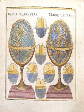 Item #M11369 Globe Terrestre. Globe Celeste. Jacques Chiquet