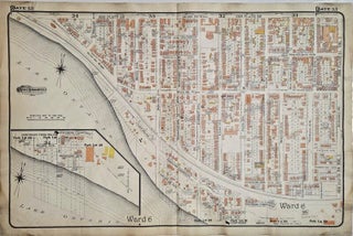 Item #M11378 Atlas City of Toronto Plate 53[Queen St.West, Dufferin St., Grand Trunk...
