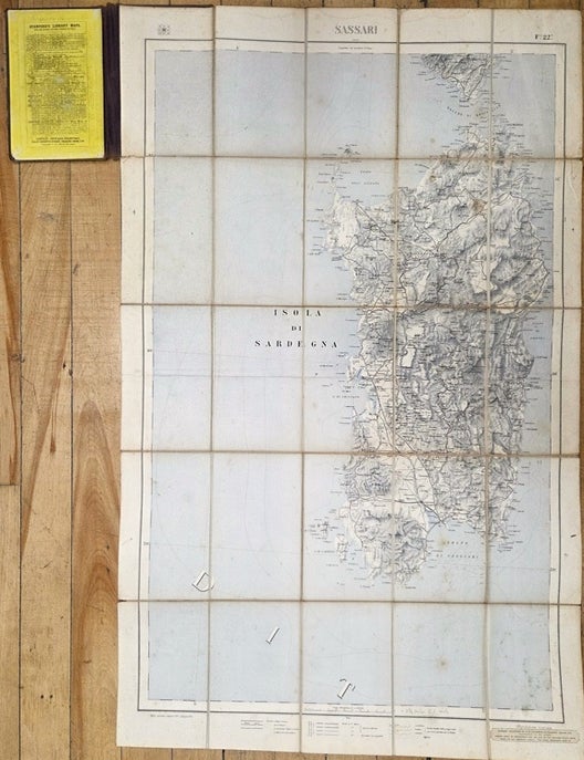 Item #M11396 Sassari Isola Di Sardegna[Island of Sardinia]. Edward Stanford.