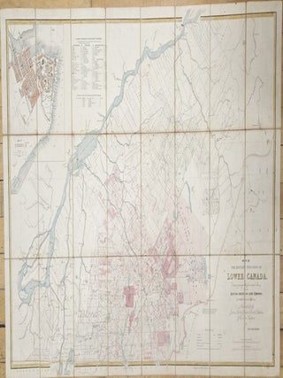 Map of the Eastern Townships of Lower Canada, drawn principally from actual survey for the...