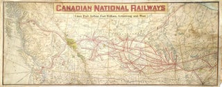 Item #M11402 Canadian National Railways Lines Port Arthur, Fort William, Armstrong and West....