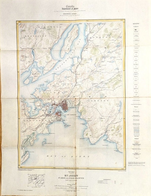 Item #M11411 St. JohnSt.John and Kings Counties, New Brunswick. Martin Burrell, William McInnes.