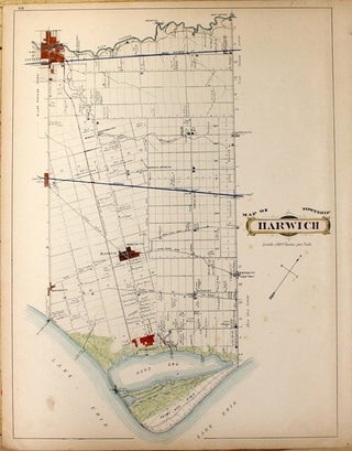 Item #M11417 Map of Harwich Township. Map of Harwich Township