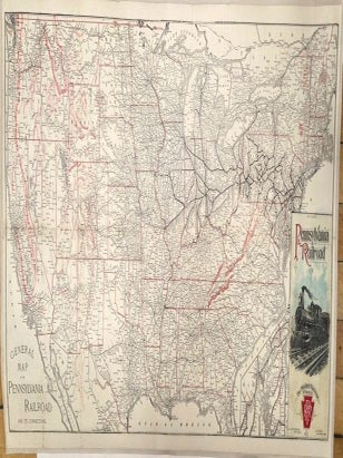 General Map of the Pennsylvania Railroad and its Connection