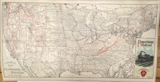 Item #M11428 General Map of the Pennsylvania Railroad and its Connection. J B. Hutchinson, J R. Wood