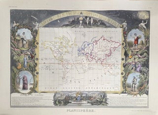 Item #M11430 Planisphere. Victor Levasseur