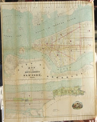Item #M1185 Map of the city & County of New-York, 1858. Valentine