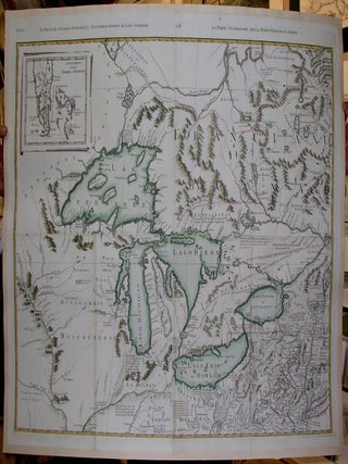 Item #M1252 La Parte Occidentale Della Nuova Francia O Canada…. Antonio Zatta