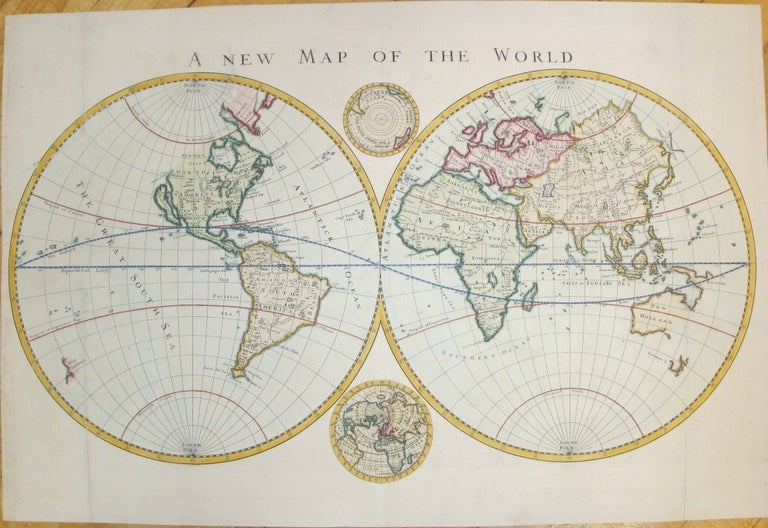 Item #M1286 A New map of the World. Herman Moll.