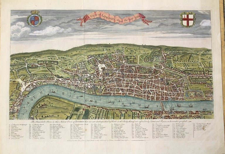Item #M1290 A View of London about the Year 1560. Maitland.