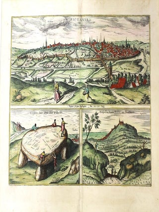 Item #M1309 Pictavia Vulgo Poictiers. Braun, Johannes Hogenberg/Janssonius
