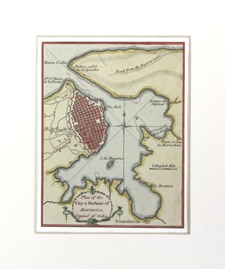 Item #M1524 Plan of the City & Harbour of Havanna, Capital of Cuba. Miller