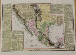 Item #M1534 Confederazione Messicana tratta dalle ultime mappe di Humboldt e di Buchon per l'ATL...