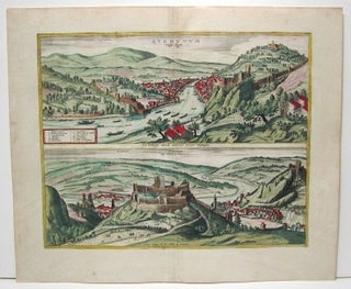 Item #M1556 Lvgdvnum Vulgo Lyon / Vienna vulgo Vienne de France. Braun, Johannes...