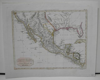 Item #M1620 Possessioni della Spagna nell' America Settentrionale Carta Generale del Messico....
