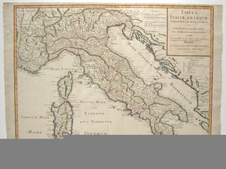 Item #M1718 Tabula Italiae Antiquae in Regiones XI ab Augusto divisae et tum ad mensuras...