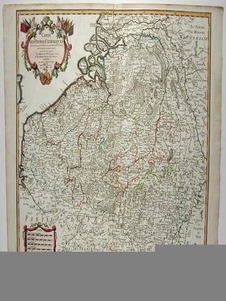 Item #M1720 Carte des Pays Bas Catholiques Dressee sur un grand nombre de Cartes particulieres...