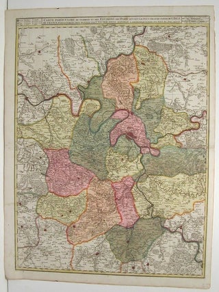 Item #M1751 Carte Particulire du Terroir et des Environs des Paris qui est la plus Grande partie...