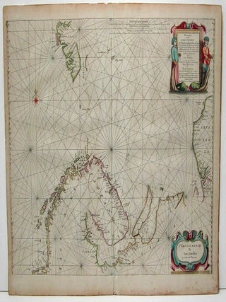Item #M18 Pascaart vande Zee-Custen. Joannes Janssonius