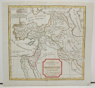 Item #M1947 Carte des Premiers Ages du Monde. Geographie Ecclesiastique de la Turquie d'Asie et...