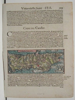 Item #M2055 Candia seu Creta insula. Sebastian Munster