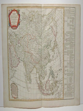Item #M2074 Asie divisee en ses principaux Etats, Empires & Royaumes. Robert de Vaugondy, Charles...