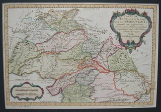 Item #M2139 Carte de L'Inde en deca du Gange comprenant L'Indoustan &c. Jacques Nicolas Bellin