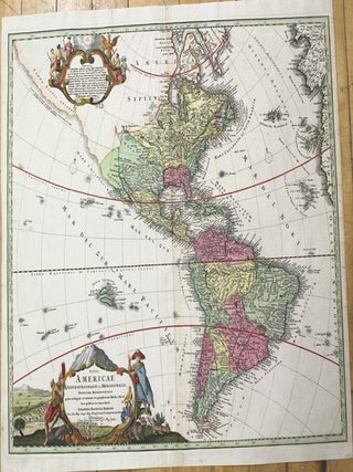 Item #M2206 Totius Americae Septentrionalis et Meridionalis. Johann Baptista Homann