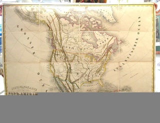 Item #M2267 Schulwand Karte von Nord Amerika. L. Holle