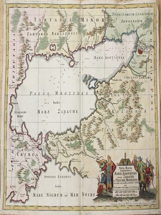 Item #M2398 Nova Mappa Geographica Maris Assoviensis vel de Zabche et Paludis Maeotidis. Matthaus...