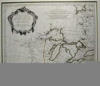 Item #M240 Partie Occidentale du Canada et Septentrionale de la Louisiane avec une partie de la...