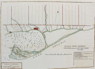 Item #M2539 Plan of York Harbour Surveyed by Orer of Liut. Govr. Simcoe. A. Aitken
