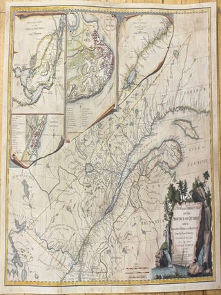 Item #M2551 A new map of the Province of Quebec according to The Royal Proclamation, of the 7th...