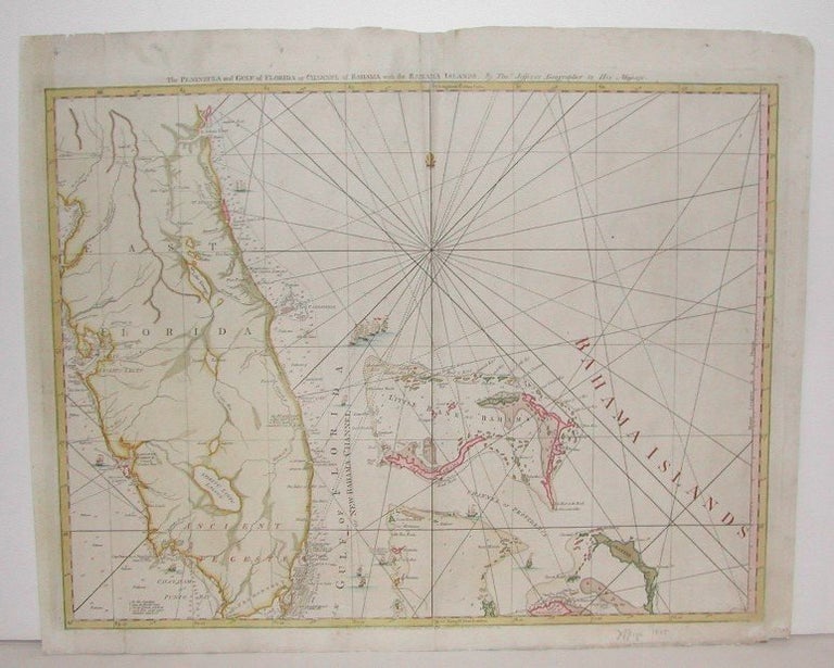 Item #M2604 The Peninsula and Gulf of Florida or Channel of Bahama with the Bahama Islands. Thomas Jefferys.