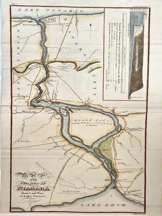 Item #M2662 Map of the Straits of Niagara from Lake Erie to Lake Ontario. William James
