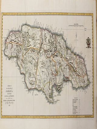 Item #M2668 A map of the Island of Jamaica divided into counties and Parishes. Bryan Edwards
