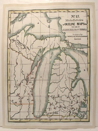 Item #M2712 No. 17. Mitchellès Series of Outline Maps for The Usse of Academics & Schools. S....