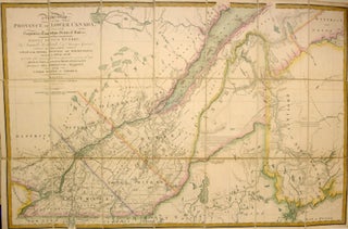 Item #M2717 A New Map of the Province of Lower Canada, Describing all the Seigneuries, Townships,...