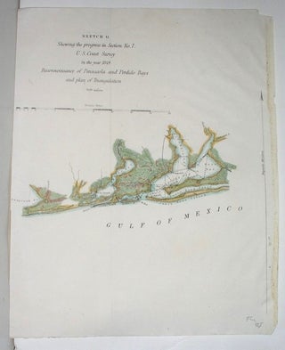 Item #M2822 Sketch G Showing the progress in Section No. 7. U.S. Coast Survey in the year 1849...