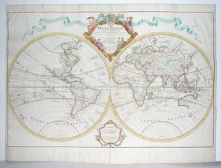 Item #M2924 Mappe-Monde Dressee sur les Observations de Mrs. De l'Academie Royale des...