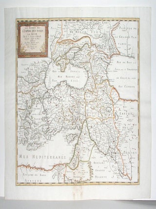 Item #M2926 Les Estats de l'Empire des Turqs en Asie. Nicolas d'Abbeville Sanson