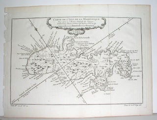 Item #M2985 Carte de l'Isle de la Martinique Pour servir a l'Histoire Generale des Voyages....
