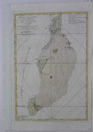 Item #M3005 Turks Islands, from a Survey made in 1753, by the Sloops l'Aigle and l'Emeraude, by...