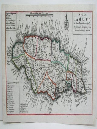 Item #M3058 Insula Iamaica in suas Parochias divisa, et secundum Exemplar primitivum Londinense...