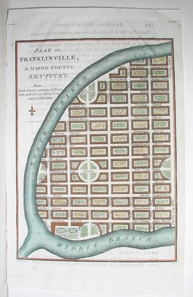 Item #M3190 Plan of Franklinville, in Mason County Kentucky. William Winterbotham