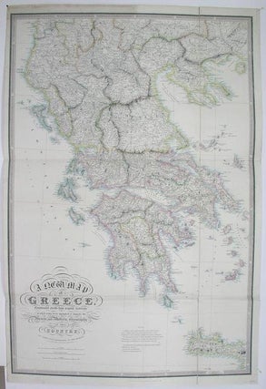 Item #M3240 A New Map of Greece…. James Wyld