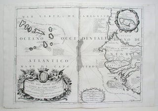 Item #M3297 Bocche del Fivme Negro et Isole di Capo Verde Possedute da' Portoghesi, scoperte da...