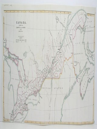 Item #M3338 Canada, divided into Counties and Ridings as per Union Bill. Arrowsmith