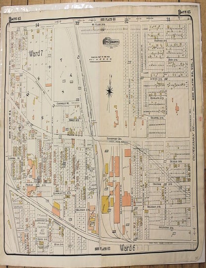 Item #M3388 Atlas City of Toronto Plate 65 [Toronto, Dufferin St / St. Clair Ave / Davenport Rd.]. Charles Edward Goad.